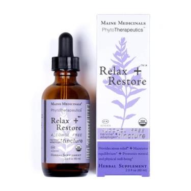 Imagem de Herbal Stress Support Maine Medicinals Relax + Restore 60 ml