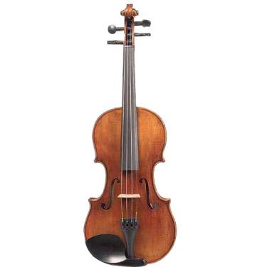 Imagem de D Z Strad viola Modelo 120 com cordas, estojo, arco, descanso de ombro e resina (40,6 cm)