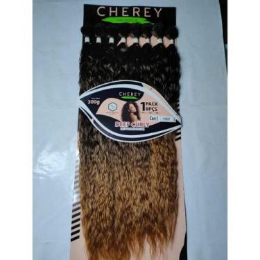 Imagem de Cabelo Deep Curly  - Cherey  APLIQUEI ENTRELACE EM TELA Organico 300g 