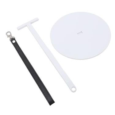 Imagem de Punto do Punho do Fio, Portátil Organizador de Fios do Fio Distribuidor de Fios Spinner Mini Crochet Spinner Organizer Stand Impede o Desalinhamento Emaranhado para o tricô (WHITE)