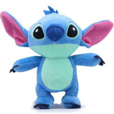 Imagem de Pelúcia Stitch Azul 25cm Fofinho, Perfeito para Presente e Coleção - L