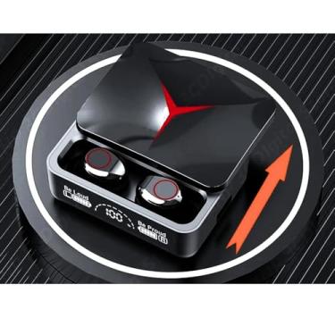 Imagem de Fone de Ouvido Bluetooth M90 PRO V5.3, Display LED Digital, 5 Horas de Bateria, Carregamento USB-C, Preto