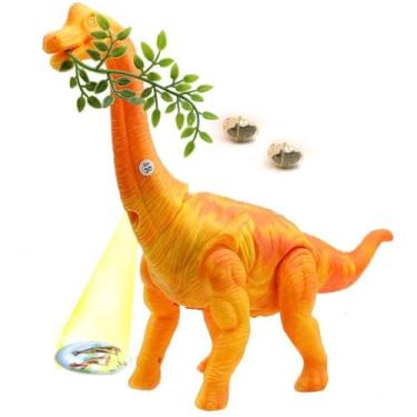 Imagem de Dinossauro Grande Braquiossauro Som Luz Movimento Bota Ovos - GEEK LEV
