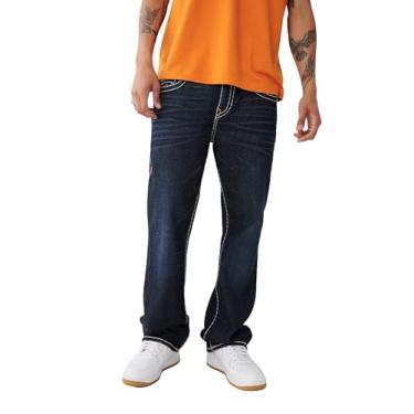 Imagem de True Religion Calça jeans masculina Billy Double Raised Super T Flap Boot Cut, Clearwater, 38