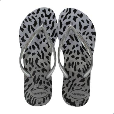 Imagem de Chinelo Feminino Havaianas Slim Animals Cinza