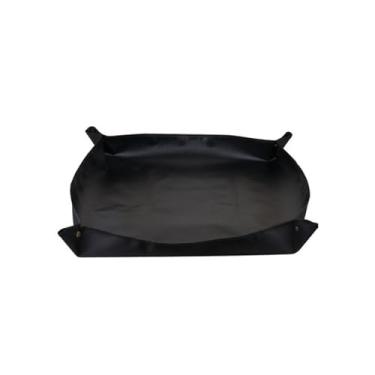 Imagem de Spotact Tapete de transplante de plantas, Oxford, dobrável, para replantar, grande, portátil, suculenta, cacto, bonsai, bandeja interna para amantes de jardinagem de plantas (preto, 50 x 50 cm)