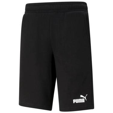 Imagem de Bermuda Moletom Puma Ess Shorts 10 Masculino Preto-Masculino