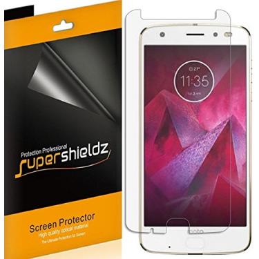 Imagem de Supershieldz (Pacote com 6) Protetor de tela projetado para Motorola (Moto Z2 Force Edition) e Moto Z Force Edition (2ª geração) Protetor de tela transparente de alta definição (PET)