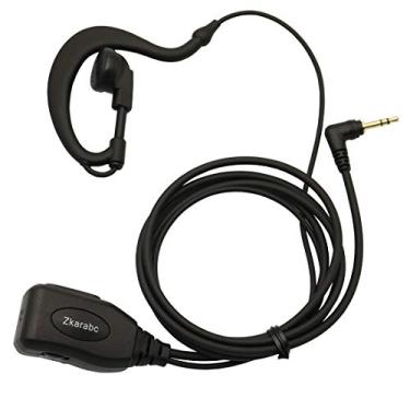 Imagem de Fone de ouvido Walike Talkie com microfone, 1 pino, 2,5 mm, formato G, volume ajustável, compatível com rádios Motorola Talkabout T402 T600 MH230R MH230TPR MR350R MS350R MT350R