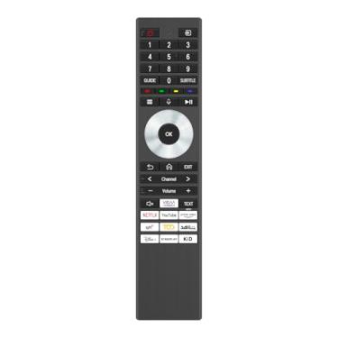 Imagem de ALLIMITY Controle remoto de substituição de voz ERF3S98 compatível com Hisense 3D Full HD Smart TV 65C350NE 85C350NE 75C350NE 65C350NE 100Z670NE 43C450ME 50C450ME 55C450ME 65C450ME 75C45CC450ME 75CC