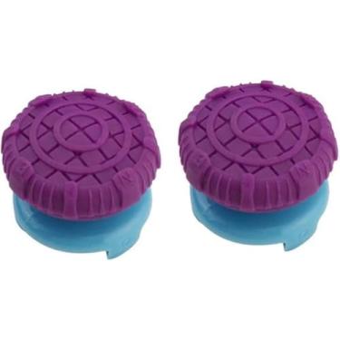 Imagem de 2 peças de capas de polegar FPS extensores de polegar para controle Dualshock 4 PS4 Slim/Pro Xbox One, PS4
