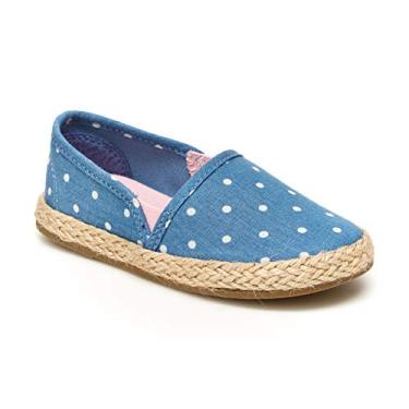 Imagem de Simple Joys by Carter's Tênis feminino Ari Canvas Espadrille, Azul, 7 Toddler