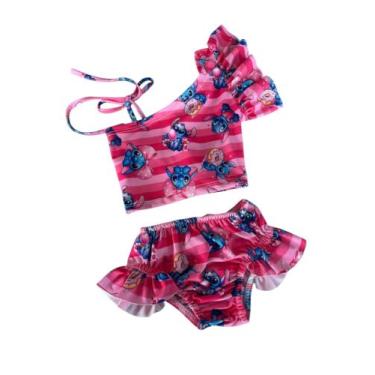 Imagem de Biquini Infantil Feminino Stitch Moda Praia// Piscina - Absolut, Rosa