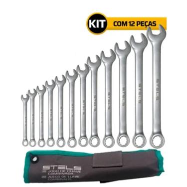 Imagem de Kit De Ferramenta Jogo De Chave Combinada 6 A 22mm C/12 Pçs