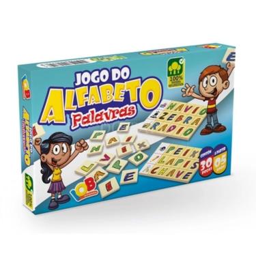 Imagem de Jogo Do Alfabeto Palavras Mad. 40 Pçs Ref 71