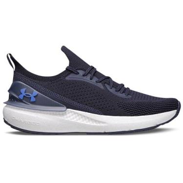 Imagem de Tênis de Corrida Unissex Under Armour Charged Quicker, Azul, 34