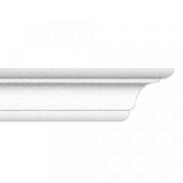 Imagem de Kit Com 3 Barras Roda Teto Perfil De Poliestireno C100 Homestar 6m Branco