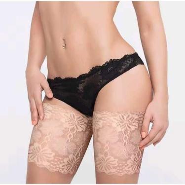 Imagem de Faixa Anti Atrito para Coxas Perneira em Renda Feminina Faixa Renda Co