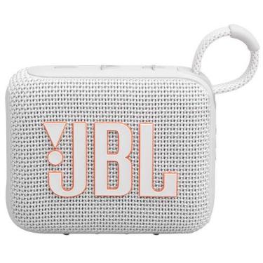 Imagem de Caixa de Som Portátil JBL GO 4 4,2W Bluetooth à Prova dágua, Branco, B