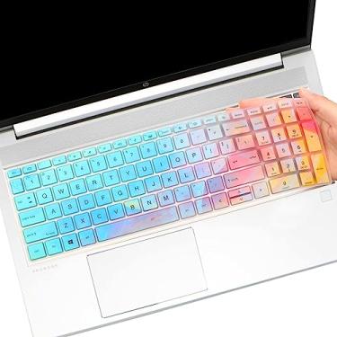 Imagem de MUBUY-GOL Capa De Teclado Silicone Para Hp Elitebook 650 G8 G9 G10 E 655 2024 2023 15,6" (Não Compatível Com 450, 455 G6 G7) Colorida
