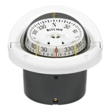 Imagem de Bússola Náutica Ritchie Hf-743 De Embutir Original Led Verde - Abrolho