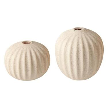 Imagem de Kit Conjunto 2 Vasos Decorativos Para Sala Centro De Mesa De Jantar En