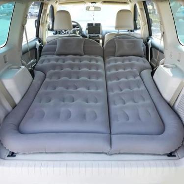 Imagem de Colchão Inflável De Viagem Para Carro 175cm X 130cm Com Travesseiros, 