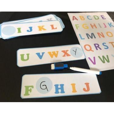 Imagem de Material Estruturado Para Crianças Alfabeto Letras 3a 4 Anos - T&D JOG