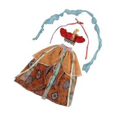 Imagem de Yunhgft Conjuntos de Fantasias de Bonecas para Crianças, Acessórios para Fotos E Itens para Vestir, Ruffles Vermelhos