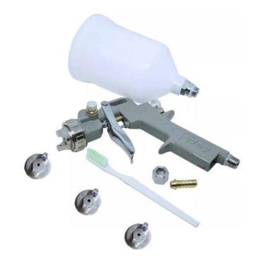 Imagem de Pistola De Pintura Tipo Gravidade 600ml 3 Bicos Importway