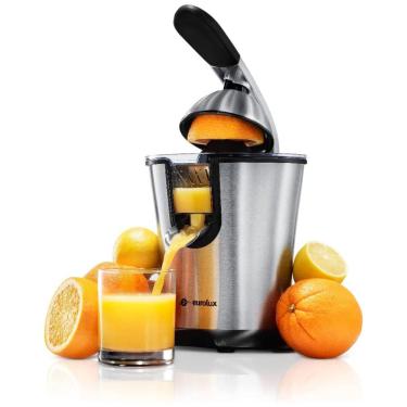 Imagem de Espremedor de laranja elétrico, Aço inoxidável 160 Watts, EUROLUX ELCJ 1600S, Cinza