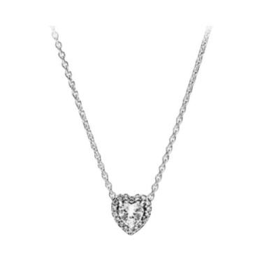 Imagem de Conjunto De Colar E Brincos De Prata S925 Feminino Joias De Luxo Prese