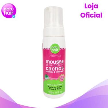Imagem de Mousse Definidor de Cachos Natuhair TratMais 180ml - Natuhair Cosmétic