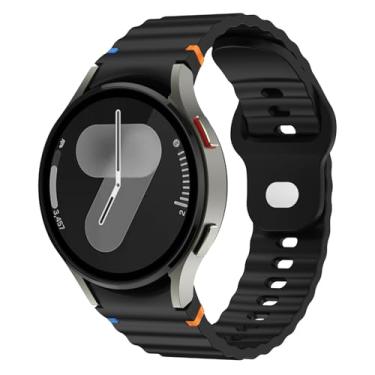 Imagem de HAYONLIY Pulseira sem lacunas compatível com Samsung Galaxy Watch 7/FE/6/5/4 de 40 mm e 44 mm/Watch 5 Pro de 45 mm/Watch 6 Classic de 43 mm e 47 mm/Watch 4 Classic de 42 mm e 46 mm, feminina e