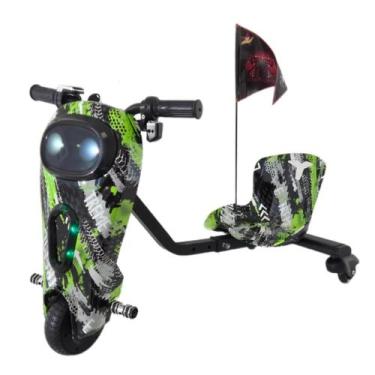 Imagem de Triciclo Elétrico Infantil Drift 3 Velocidades Bluetooth Led - Importa