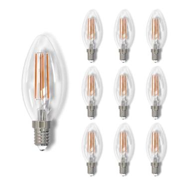 Imagem de Lâmpada Led Filamento Avant Clear Vela 4w 2700k E14 10 Und