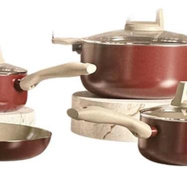 Imagem de Conjunto 4 Panelas Ceramica Antiaderente Soft Red - Jomafe