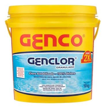 Imagem de Cloro Estabilizado 10kg Genco - 23736