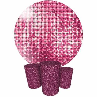 Imagem de Trio Capas Cilindro + Painel 1,50m Glitter - Fadrix, K1GLT027