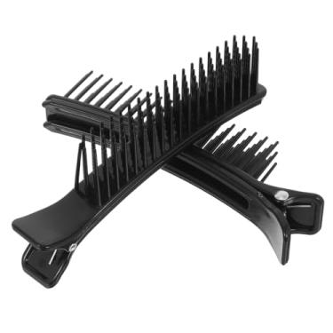 Imagem de 2 Unidades Grampos De Cabelo Para Modelar Pente Para Pentear Grampos De Cabelo De Salão Para Modelar Clipes De De Plástico Clipes De Corte Alisador Mulheres