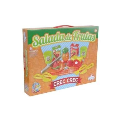 Imagem de Brinquedo Infantil Salada de Frutas Crec Crec 18 pçs Big Sta - Big Sta