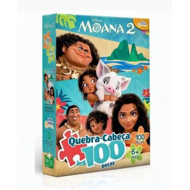 Imagem de Quebra-Cabeça Moana 2 Disney 100 Peças - Toyster