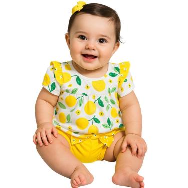 Imagem de Conjunto Bebê Menina Blusa e Shorts Kyly-Feminino