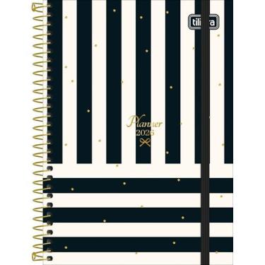 Imagem de Planner Espiral 12,9 x 18,7 cm West Village 2026 - Listras Verticais-H