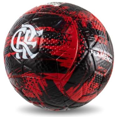 Imagem de Mini Bola de Futebol Infantil Flamengo Produto Oficial Licenciado Original Resistente Leve Macia Impermeável Colada Campo Society Futsal Jogo Treino Menino Menina