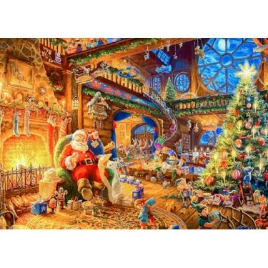 Imagem de Calendário de advento 2023, quebra-cabeças de Natal, quebra-cabeças de cabana de Natal, 24 partes, 1008 peças, quebra-cabeças para adultos, adolescentes, crianças, quebra-cabeças de 1008 peças,