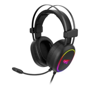 Imagem de Fone De Ouvido Com Fio Headset Gamer Havit, LED, RGB, Preto - H2016d