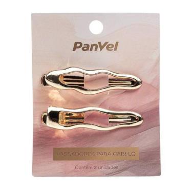 Imagem de Kit Com 2 Presilhas De Metal Panvel New Classic Iconic Edition Dourado