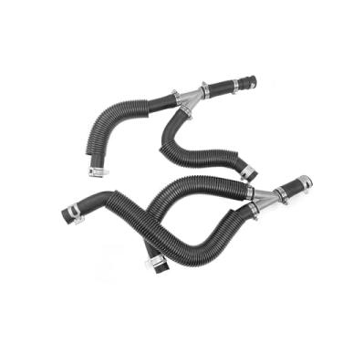 Imagem de 2 peças HVAC Alumínio Y-Pipe Aquecedor Conjunto de Mangueira para Volkswagen Routan Dodge Grand Caravan Chrysler Town & Country 626-307HP 2008 2009 2010