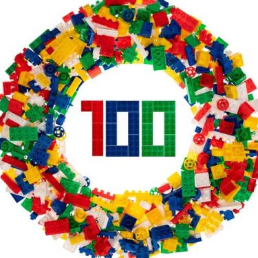 Imagem de Blocos de Montar Infantil Educativo Happy Blocs com 100pçs